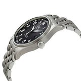  Shop Authentic IWC Pilot’s Watch Mark XVIII Black Dial Silver Steel Strap Watch for Men - IW327015 - Luxxuri