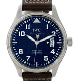  Shop Authentic IWC Pilots Watch Mark XVII Edition Le Petit Prince Blue Dial Brown Leather Strap Watch for Men - IW326506 - Luxxuri