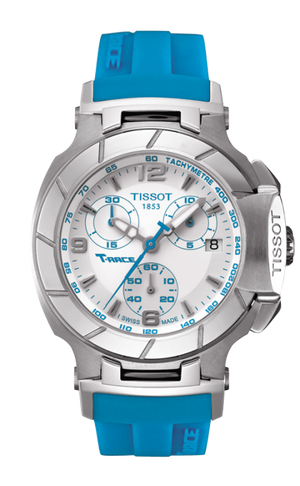  Shop Authentic Tissot T Race Chronograph White Dial Brown Rubber Strap Watch for Women - T048.217.17.017.02 - Luxxuri