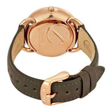  Shop Authentic Fossil Tailor Grey Dial Grey Leather Strap Watch for Women - ES3913 - Luxxuri
