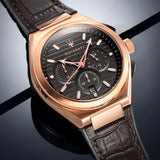  Shop Authentic Maserati Triconic Chronograph Grey Dial Brown Leather Strap Watch For Men - R8871639003 - Luxxuri