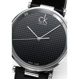  Shop Authentic Calvin Klein Sight Black Dial Black Leather Strap Watch for Men - K1S21102 - Luxxuri