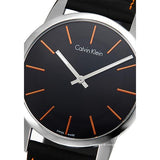  Shop Authentic Calvin Klein City Black Dial Black Leather Strap Watch for Men - K2G211C1 - Luxxuri