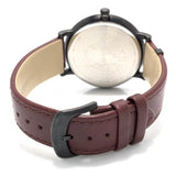  Shop Authentic Versace V-Circle Manifesto Black Dial Maroon Leather Strap Watch for Men - VBQ040017 - Luxxuri