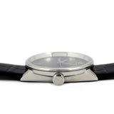  Shop Authentic Calvin Klein Accent Black Dial Black Leather Strap Watch for Men - K2Y2X1CU - Luxxuri