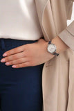  Shop Authentic Emporio Armani Aurora Quartz Mother Of Pearl White Dial Blue Leather Strap Watch For Women - AR11090 - Luxxuri