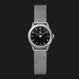  Shop Authentic Calvin Klein Minimal Black Dial Silver Mesh Bracelet Watch for Women - K3M53151 - Luxxuri