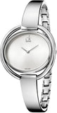  Shop Authentic Calvin Klein Impetuous Silver Dial Silver Steel Strap Watch for Women - K4F2N116 - Luxxuri