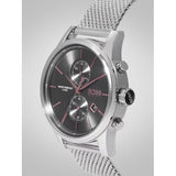  Shop Authentic Hugo Boss Jet Chronograph Grey Dial Silver Mesh Bracelet Watch for Men - 1513440 - Luxxuri