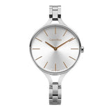  Shop Authentic Calvin Klein Graphic Silver Dial Silver Steel Strap Watch for Women - K7E23B46 - Luxxuri