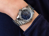  Shop Authentic Guess Confetti Diamonds Blue Dial Silver Steel Strap Watch for Women - W0774L6 - Luxxuri