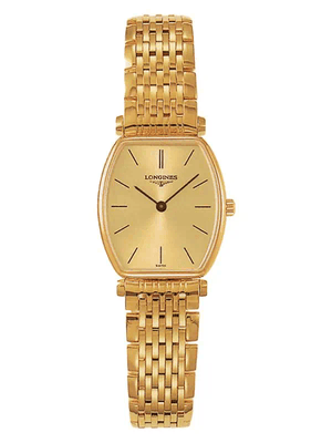  Shop Authentic Longines La Grande Classique Tonneau 22 Yellow Gold Watch for Women - L4.205.2.32.8 - Luxxuri