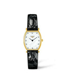  Shop Authentic Longines La Grande Classique de Longines Tonneau White Dial Black Leather Strap Watch for Women - L4.205.2.87.2 - Luxxuri