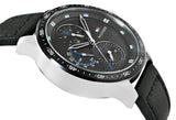  Shop Authentic Tommy Hilfiger Trent Chronograph Quartz Black Dial Black Leather Strap Watch For Men - 1791810 - Luxxuri