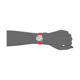  Shop Authentic Guess G-Twist Silver Dial Red Rubber Strap Watch for Women - W0911L9 - Luxxuri