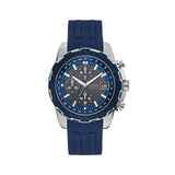  Shop Authentic Guess Octane Chronograph Black Dial Blue Rubber Strap Watch For Men - W1047G2 - Luxxuri