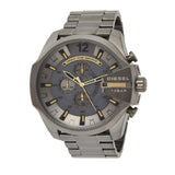  Shop Authentic Diesel Mega Chief Chronograph Grey Dial Grey Steel Strap Watch For Men - DZ4466 - Luxxuri