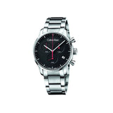  Shop Authentic Calvin Klein City Chronograph Black Dial Silver Steel Strap Watch for Men - K2G27141 - Luxxuri