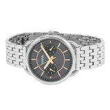  Shop Authentic Fossil Tailor Mother of Pearl Black Dial Silver Steel Strap Watch for Women - ES3911 - Luxxuri
