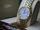  Shop Authentic Longines Presence 38.5mm Automatic Stainless Steel Watch for Men - L4.921.2.11.7 - Luxxuri