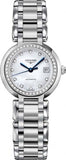  Shop Authentic Longines PrimaLuna 26.5mm Automatic White Mother of Pearl Dial Silver Stainless Steel Watch for Women - L8.111.0.87.6 - Luxxuri