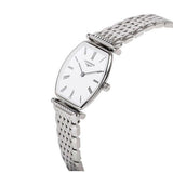  Shop Authentic Longines La Grande Classique de Longines Tonneau White Dial Silver Steel Strap Watch for Women - L4.205.4.11.6 - Luxxuri
