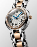  Shop Authentic Longines PrimaLuna Automatic Diamond 26.5mm Silver Dial Two Tone Steel Strap Watch for Women - L8.111.5.79.6 - Luxxuri