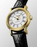  Shop Authentic Longines Presence Automatic White Dial Black Watch for Women - L4.321.2.11.2 - Luxxuri