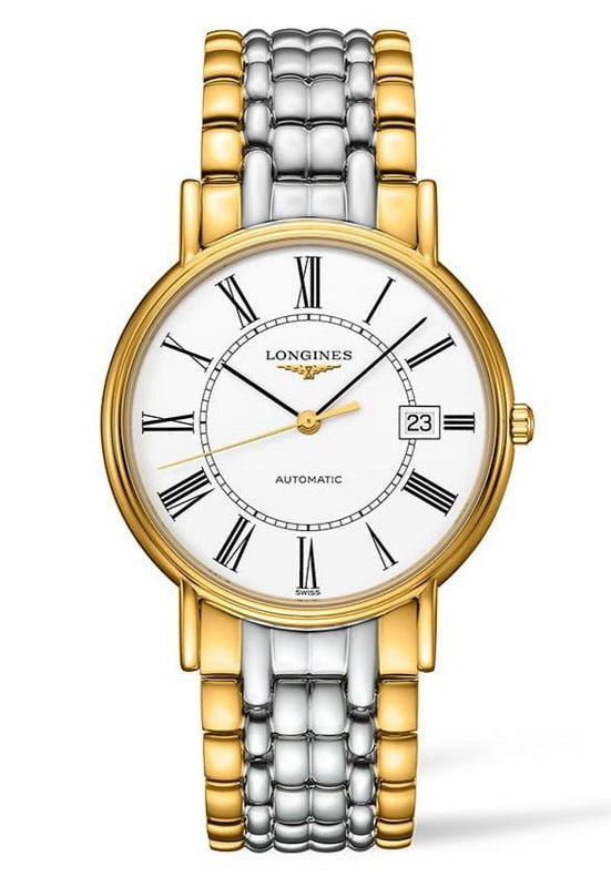  Shop Authentic Longines Presence 38.5mm Automatic Stainless Steel Watch for Men - L4.921.2.11.7 - Luxxuri