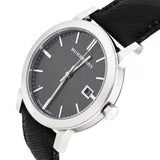  Shop Authentic Burberry The City Grey Dial Black Leather Strap Watch for Men - BU9030 - Luxxuri