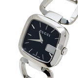  Shop Authentic Gucci G Gucci Black Dial Silver Steel Strap Watch For Women - YA125407 - Luxxuri