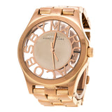  Shop Authentic Marc Jacobs Henry Rose Gold Dial Rose Gold Steel Strap Watch for Women - MBM3207 - Luxxuri