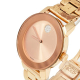  Shop Authentic Movado Bold Rose Gold Dial Rose Gold Steel Strap Watch for Women - 3600086 - Luxxuri