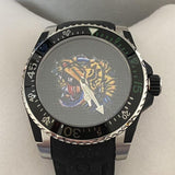  Shop Authentic Gucci Dive Tiger Black Dial Black Rubber Strap Watch For Men - YA136318 - Luxxuri