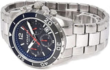 Coach Kent Chronograph Blue Dial Silver Steel Strap Watch for Men - 14602555
