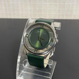  Shop Authentic Marc Jacobs Tether Transparent Green Dial Green Leather Strap Watch for Women - MBM1378 - Luxxuri