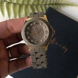  Shop Authentic Marc Jacobs Pelly Grey Dial Grey Silicone Strap Watch for Women - MBM2539 - Luxxuri