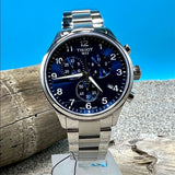  Shop Authentic Tissot T Sport Chrono XL Classic Blue Dial Silver Steel Strap Watch For Men - T116.617.11.047.01 - Luxxuri
