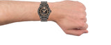  Shop Authentic Versace Viamond Quartz Black Dial Grey Steel Strap Watch For Men - VEPO00520 - Luxxuri