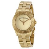  Shop Authentic Marc Jacobs Blade Gold Dial Gold Steel Strap Watch for Women - MBM3126 - Luxxuri