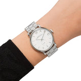  Shop Authentic Marc Jacobs Baker White Dial Silver Steel Strap Watch for Women - MBM3242 - Luxxuri