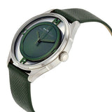  Shop Authentic Marc Jacobs Tether Transparent Green Dial Green Leather Strap Watch for Women - MBM1378 - Luxxuri