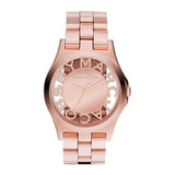  Shop Authentic Marc Jacobs Henry Rose Gold Dial Rose Gold Steel Strap Watch for Women - MBM3207 - Luxxuri