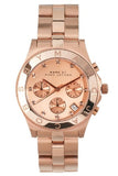  Shop Authentic Marc Jacobs Blade Chronograph Rose Gold Dial Rose Gold Steel Strap Watch for Women - MBM3102 - Luxxuri