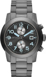  Shop Authentic Marc Jacobs Larry Chronograph Black Dial Gunmetal Grey Steel Strap Watch for Men - MBM5031 - Luxxuri