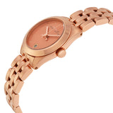  Shop Authentic Marc Jacobs Peeker Pink Dial Rose Gold Stainless Steel Strap Watch for Women - MBM3377 - Luxxuri