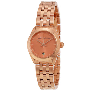  Shop Authentic Marc Jacobs Peeker Pink Dial Rose Gold Stainless Steel Strap Watch for Women - MBM3377 - Luxxuri