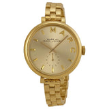  Shop Authentic Marc Jacobs Sally Champagne Gold Dial Gold Steel Strap Watch for Women - MBM3363 - Luxxuri