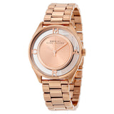  Shop Authentic Marc Jacobs Tether Transparent Rose Gold Dial Rose Gold Steel Strap Watch for Women - MBM3414 - Luxxuri