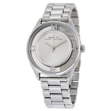  Shop Authentic Marc Jacobs Tether Transparent Silver Dial Silver Steel Strap Watch for Women - MBM3412 - Luxxuri